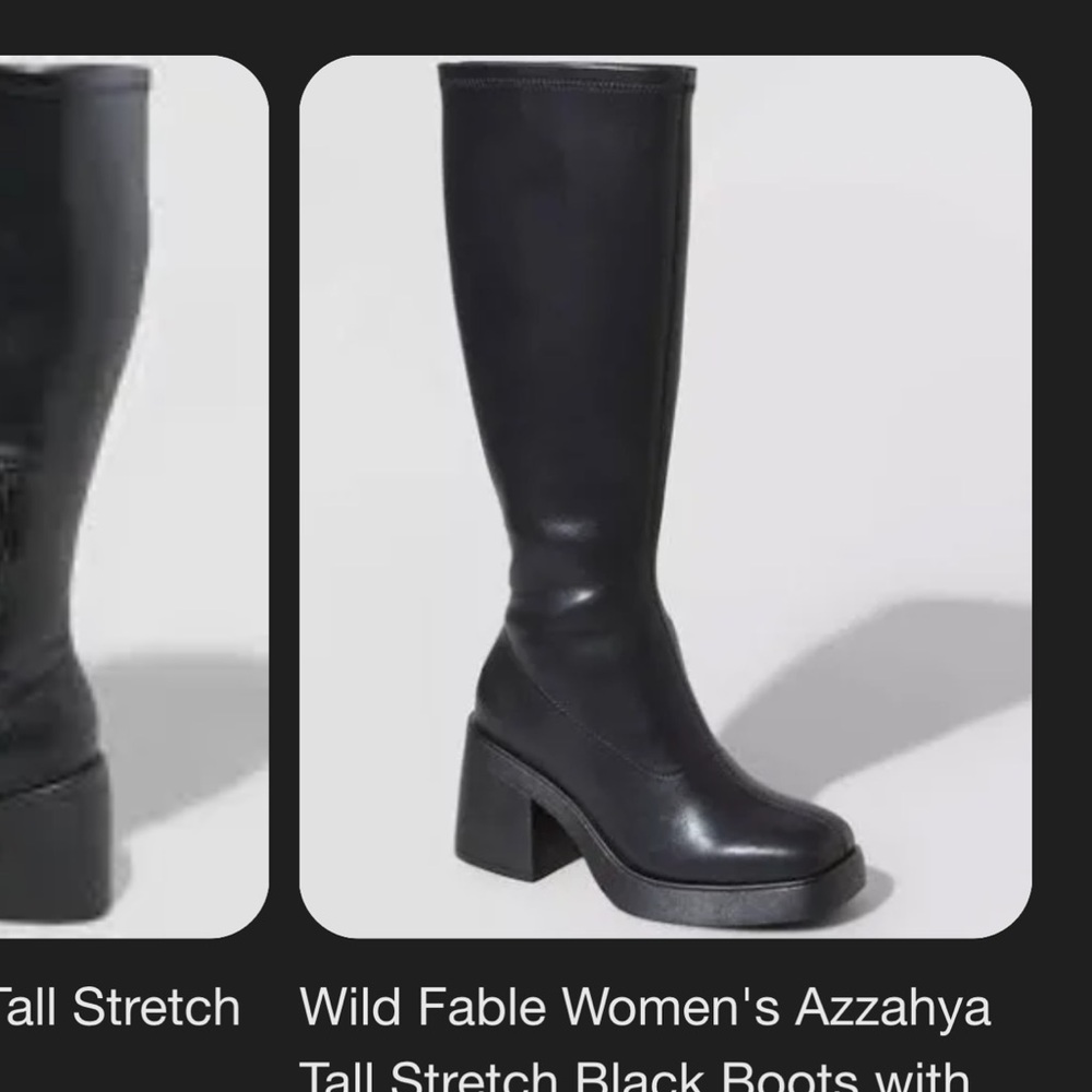 black boots